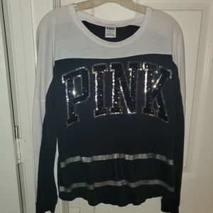 Vs pink BLING long sleeve